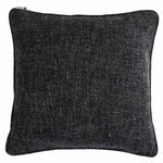 Diamond Frost Black Twill Euro Sham - OUT OF STOCK UNTIL 10/09/2026