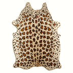 Printed Cat Cowhide Rug - Large