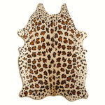 Printed Cat Cowhide Rug - Large