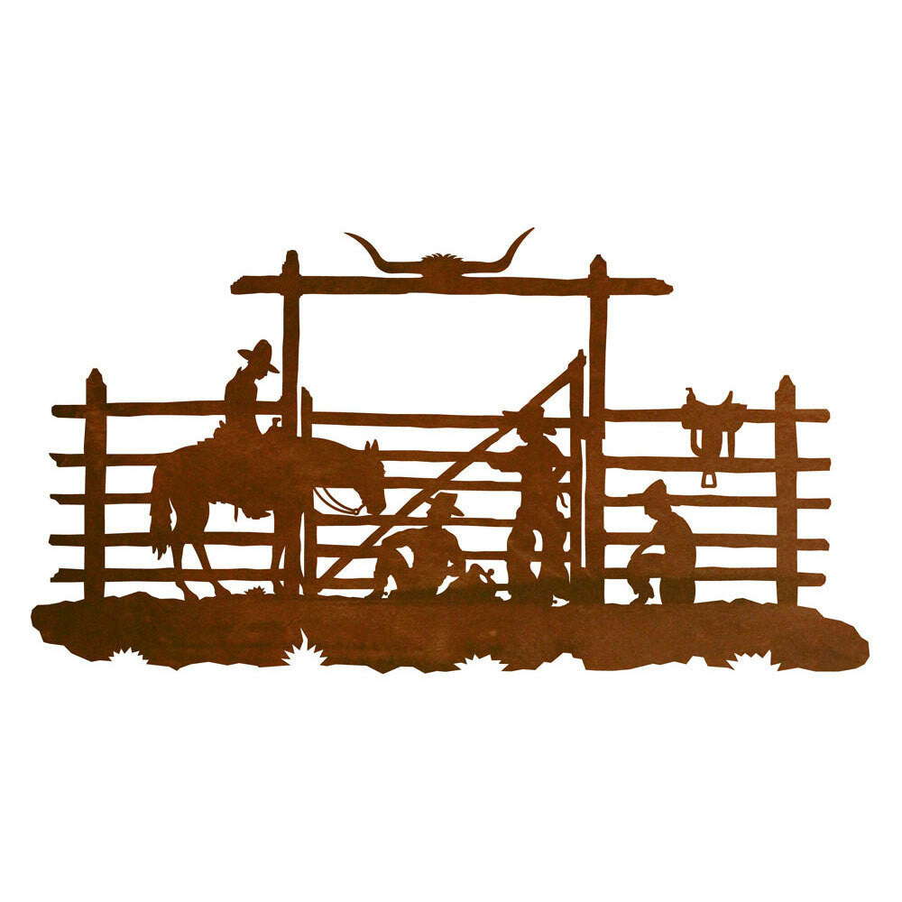 Cowboy Corral Metal Wall Art