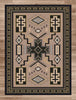 Double Cross Sand Rug - 4 x 5