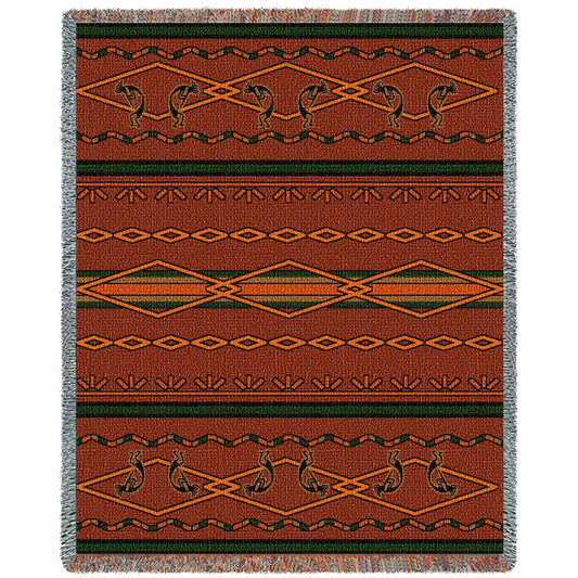 Southwest Russet and Green Blanket