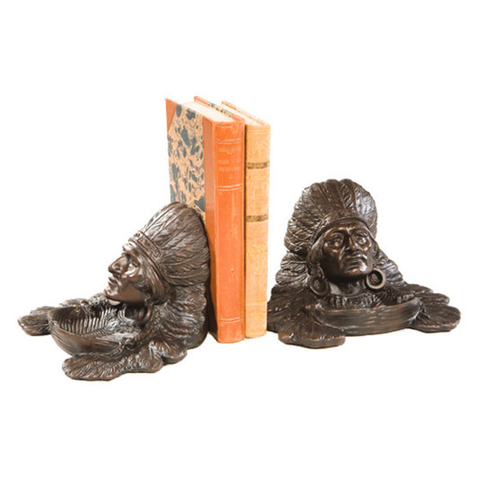 Wise Chief Bookends
