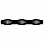 Desert Diamond Rug Rail with Turquoise - 30 Inch