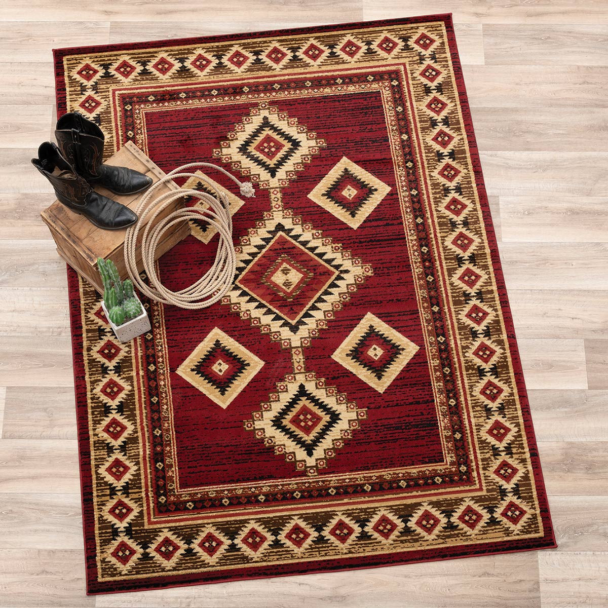 Santa Fe Sunset Rug - 8 x 10