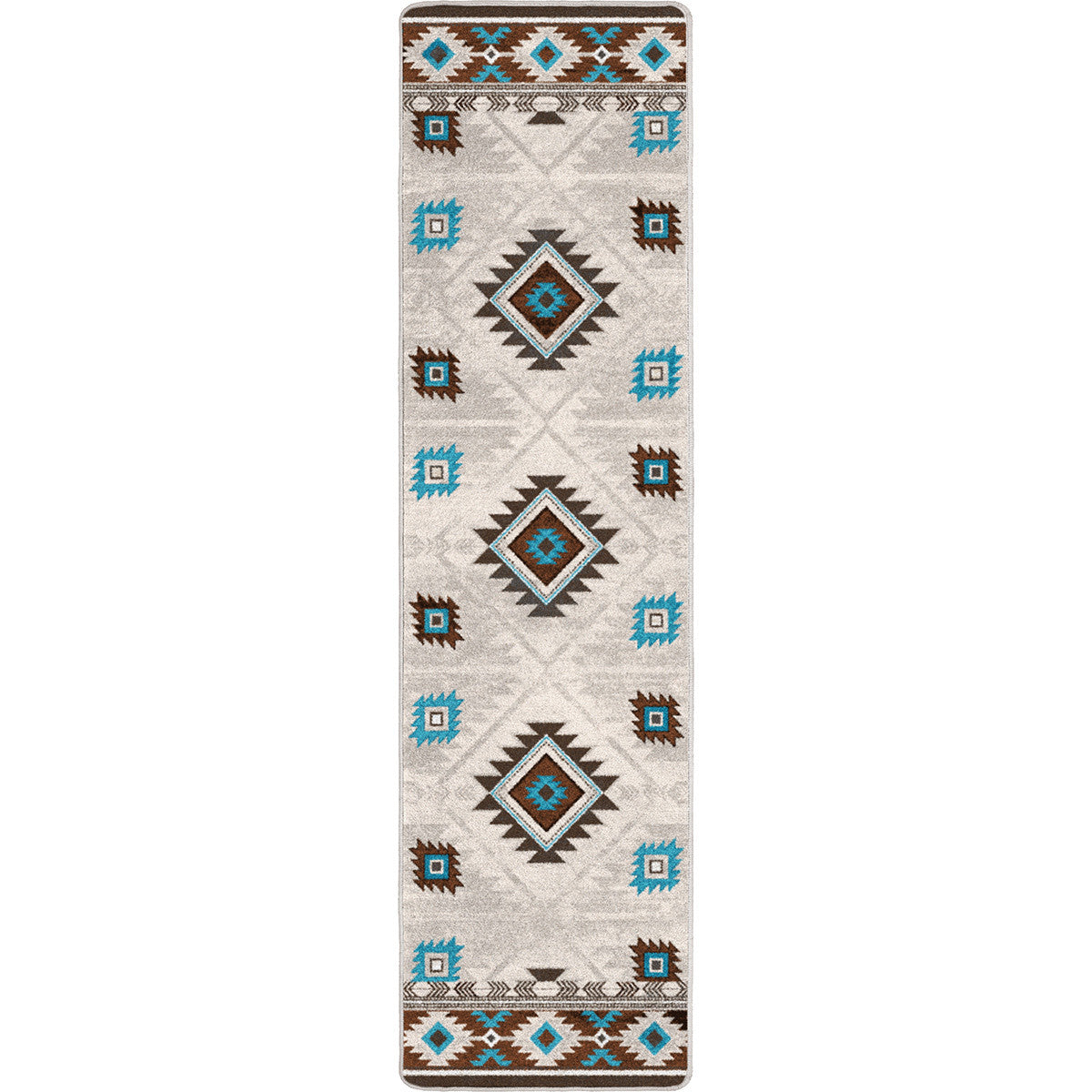 Whiskey River Glacier Rug - 2 x 8