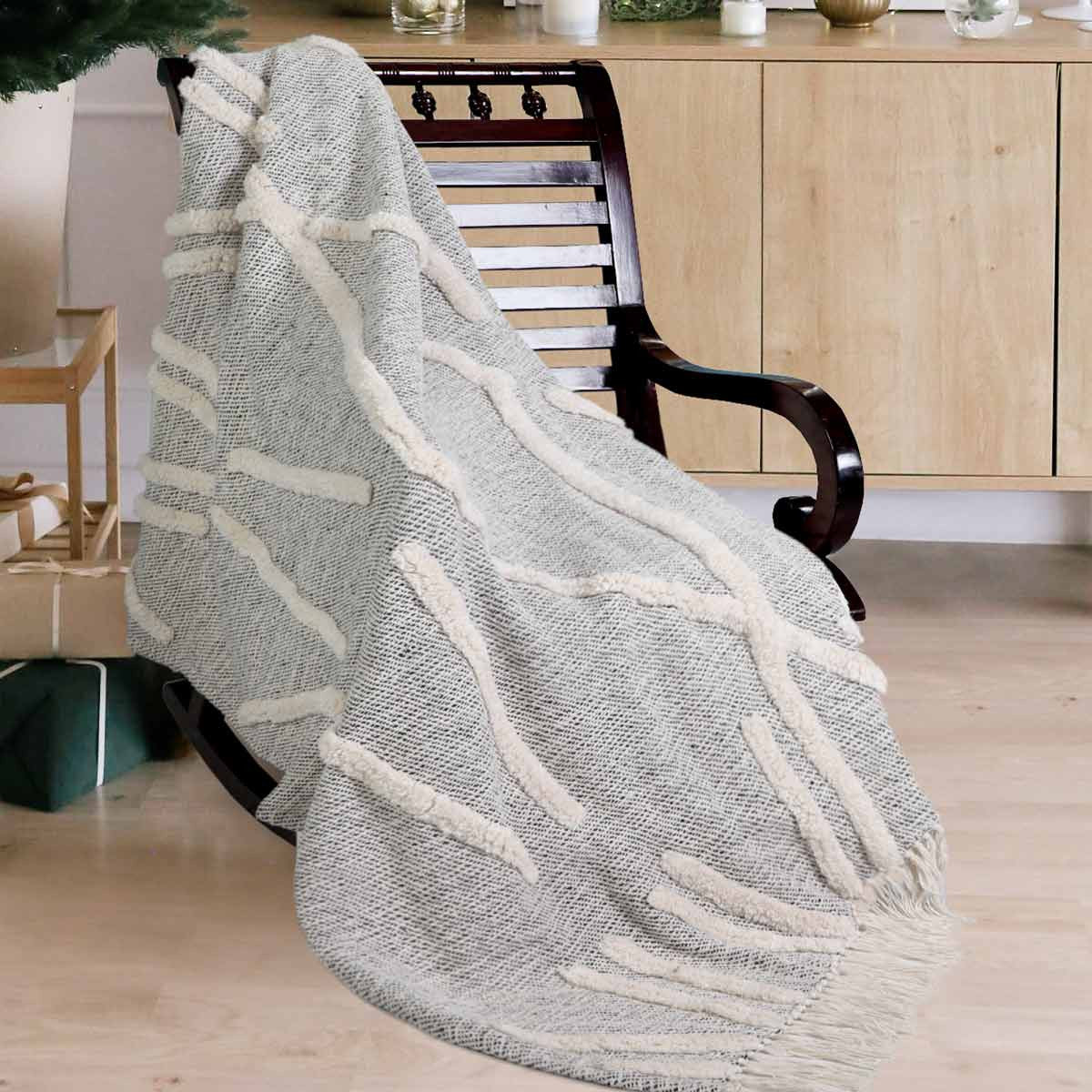 Charcoal Hills Throw