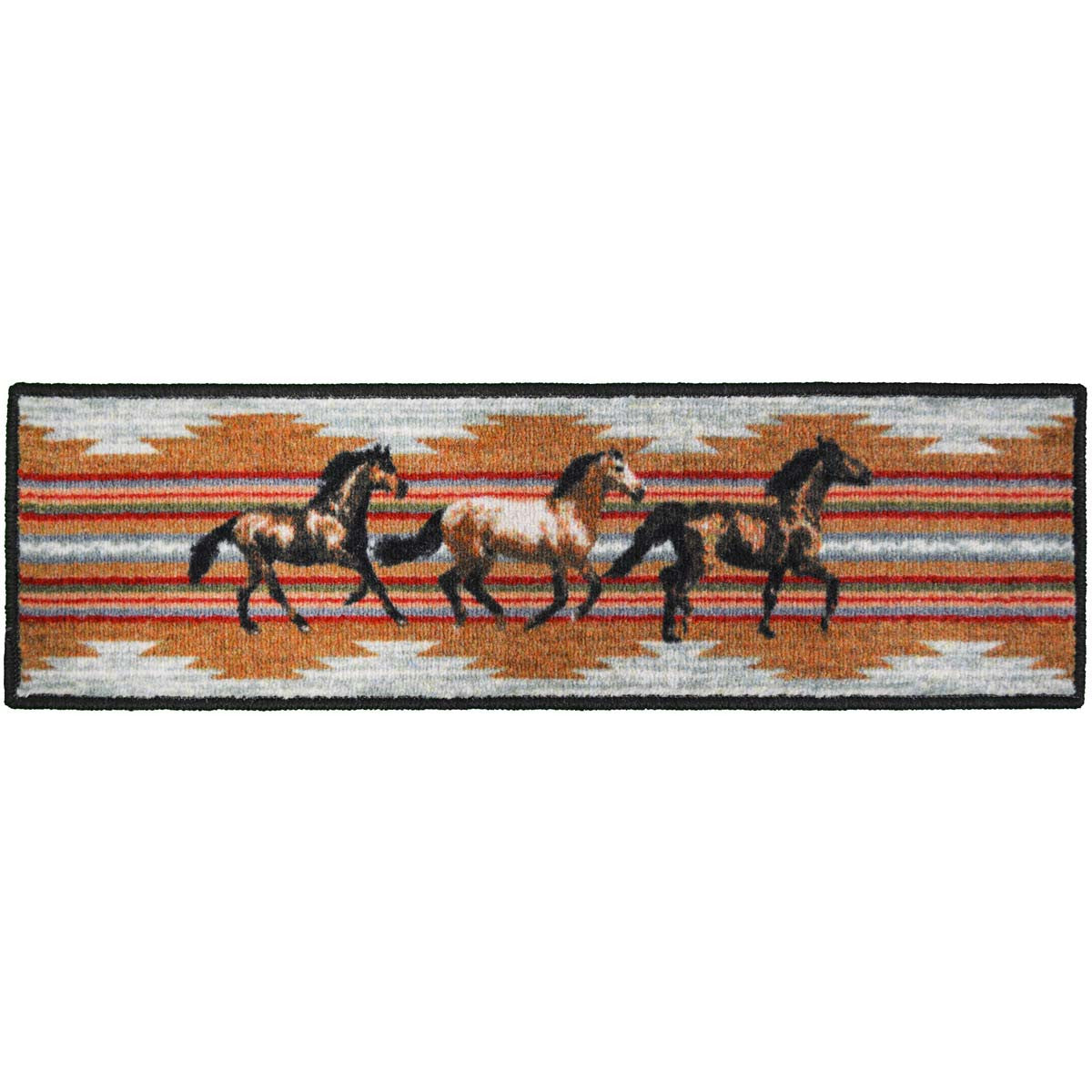 Mustang Run Rug Stair Tread - Set of 2