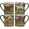 Horse Farm Mugs - Set of 4