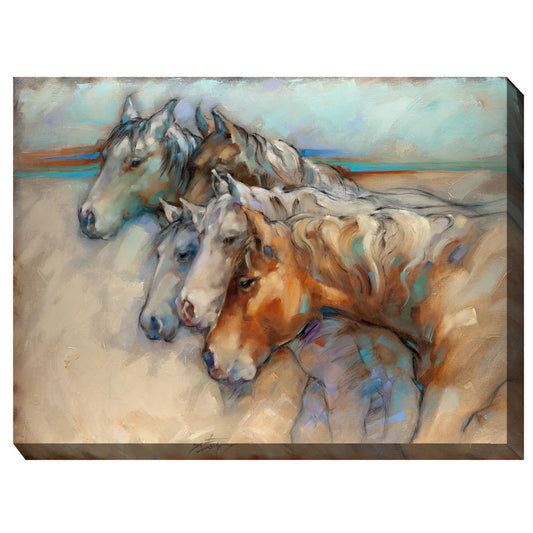 Family Gathering Outdoor Wall Art