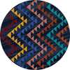 Fanfare Navy Rug - 8 Ft. Round