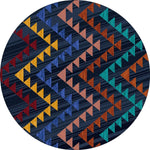 Fanfare Navy Rug - 8 Ft. Round
