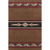 Pueblo Brown Rug - 8 x 10