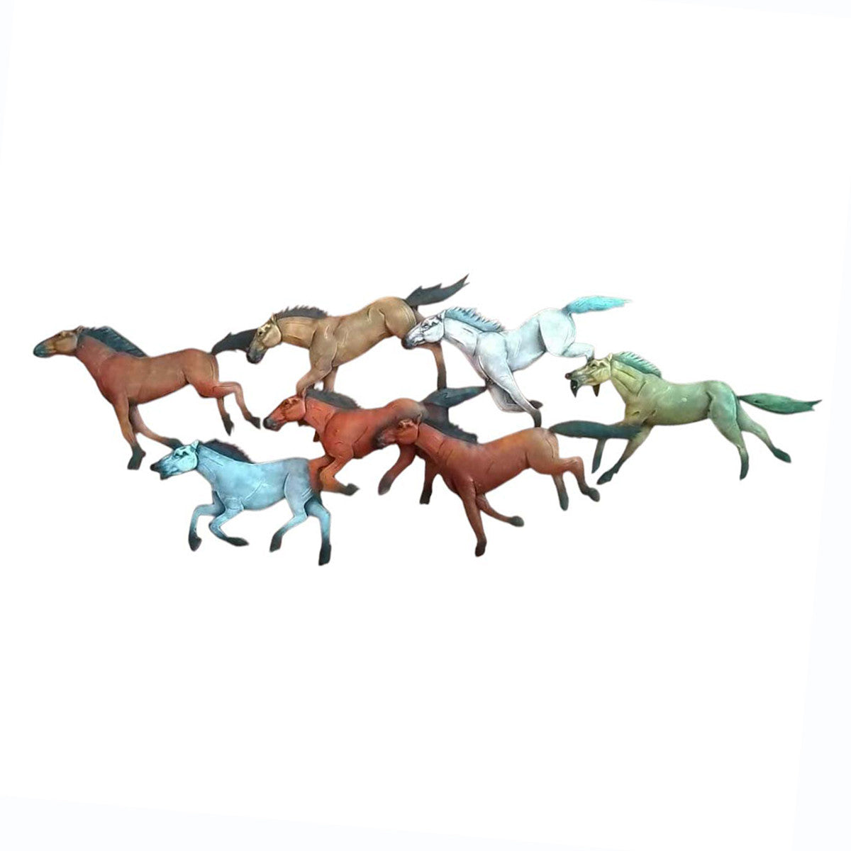 Canyon Stampede Wall Art - Multicolor