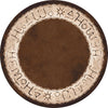 Western Brands Rug - 8 Ft. Round