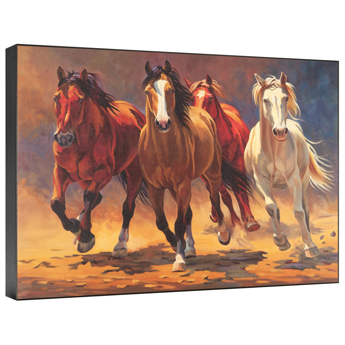 Hoofbeats and Heartbeats Gallery Wrapped Canvas