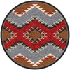 Heritage Southwestern Rug - 8 Ft. Round