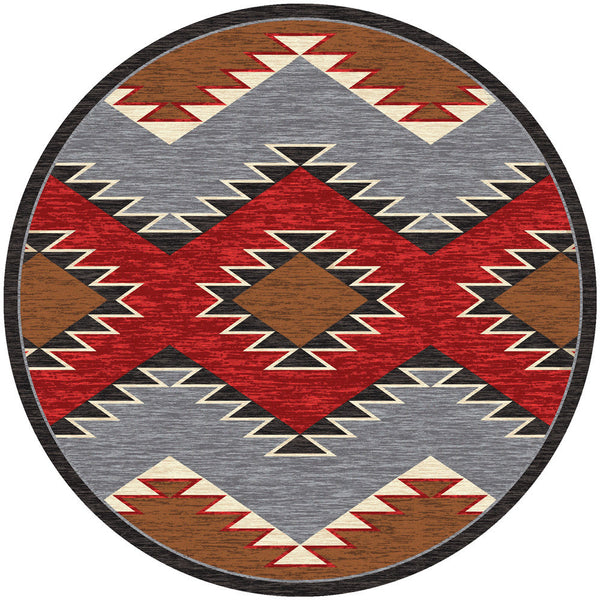 Heritage Southwestern Rug - 8 Ft. Round