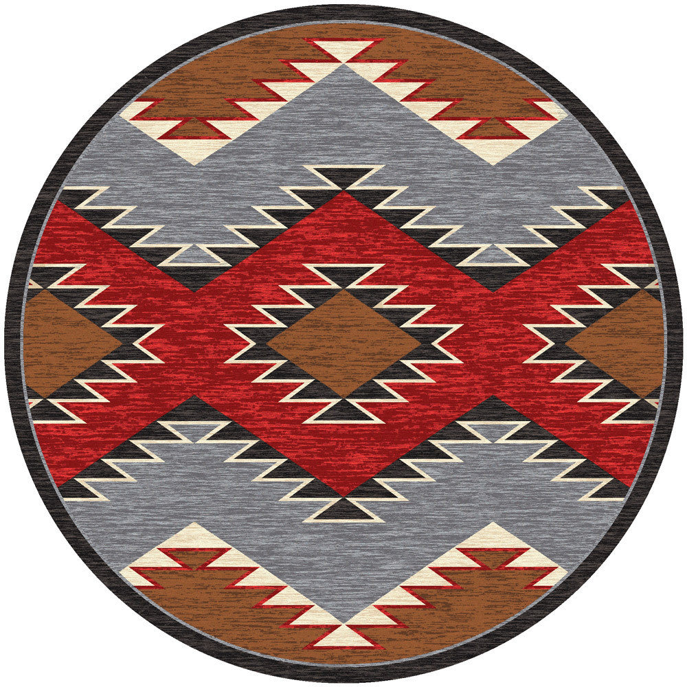 Heritage Southwestern Rug - 8 Ft. Round