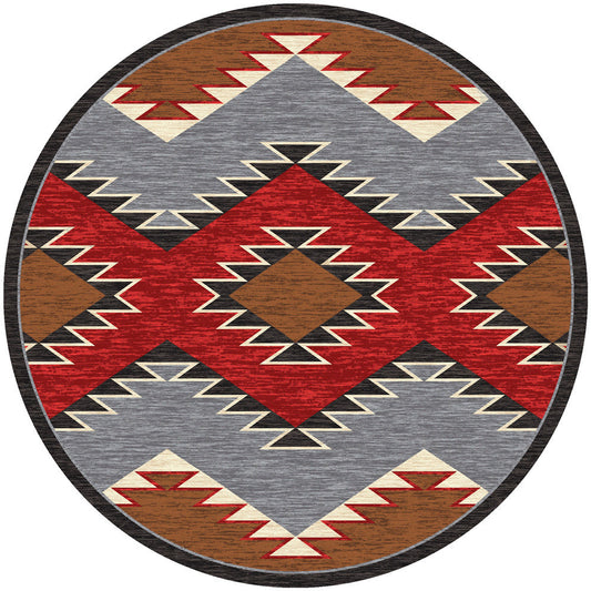 Heritage Southwestern Rug - 8 Ft. Round