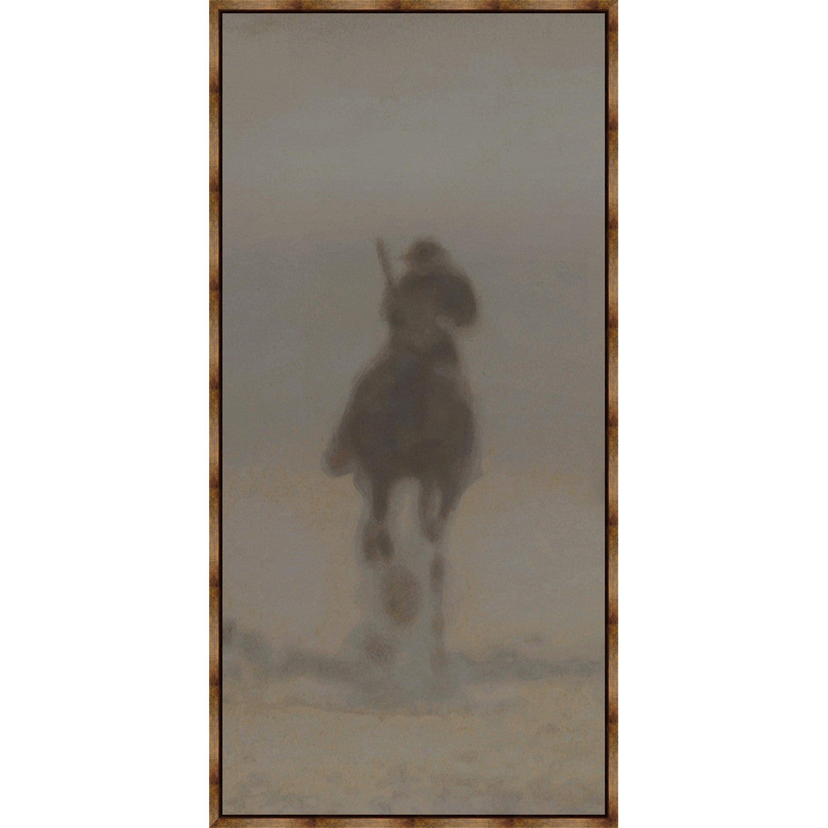 Dust Rider II Framed Canvas