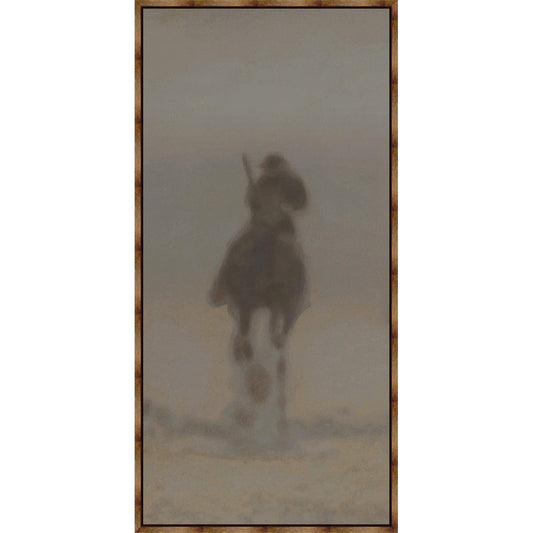 Dust Rider II Framed Canvas