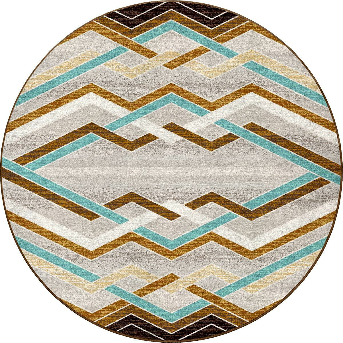 Western Spirits Rug - 8 Ft. Round
