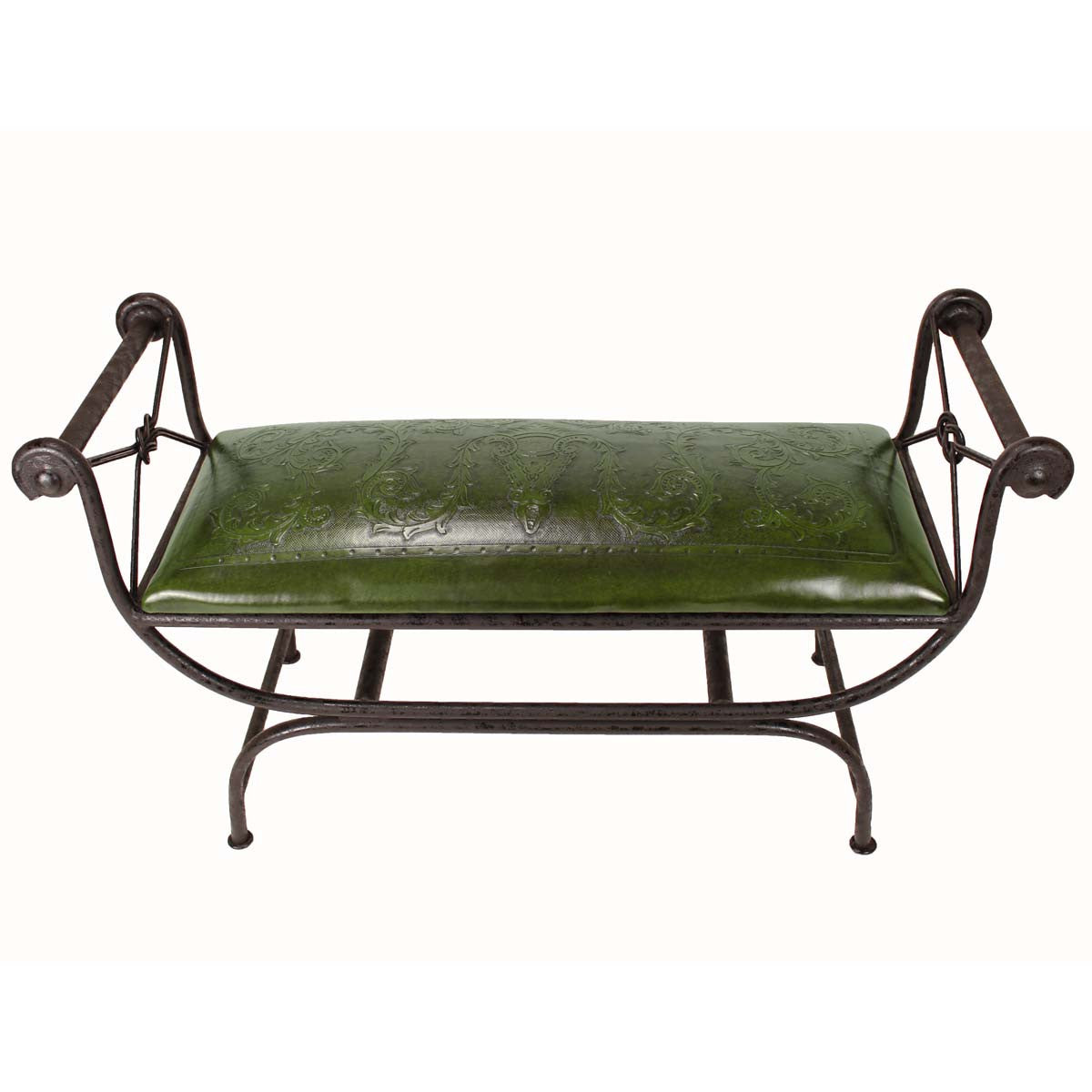 Coronado Double Vanity Bench - Colonial Green