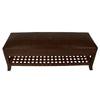 Laredo Super Bench - Steer Brands Antique Brown