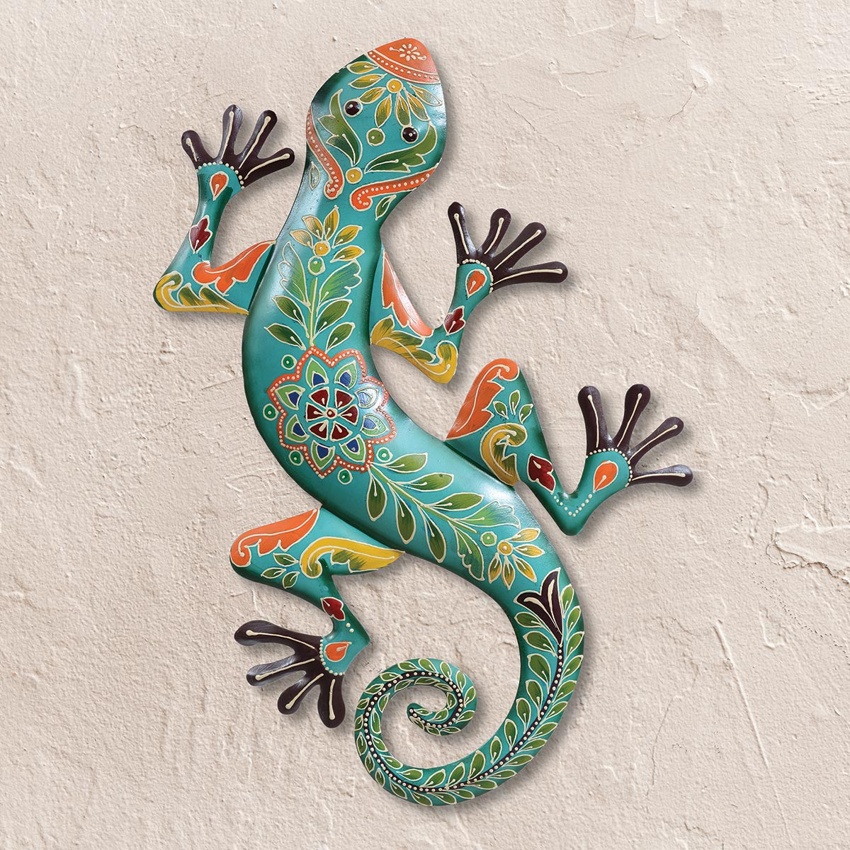 Mosaic Gecko Wall Art