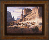 Sandstone & Stolen Horses Framed Print