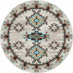 Bozeman Turquoise Rug - 8 Ft. Round