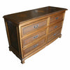 Spanish 6-Drawer Dresser - Diamond Tooled Leather