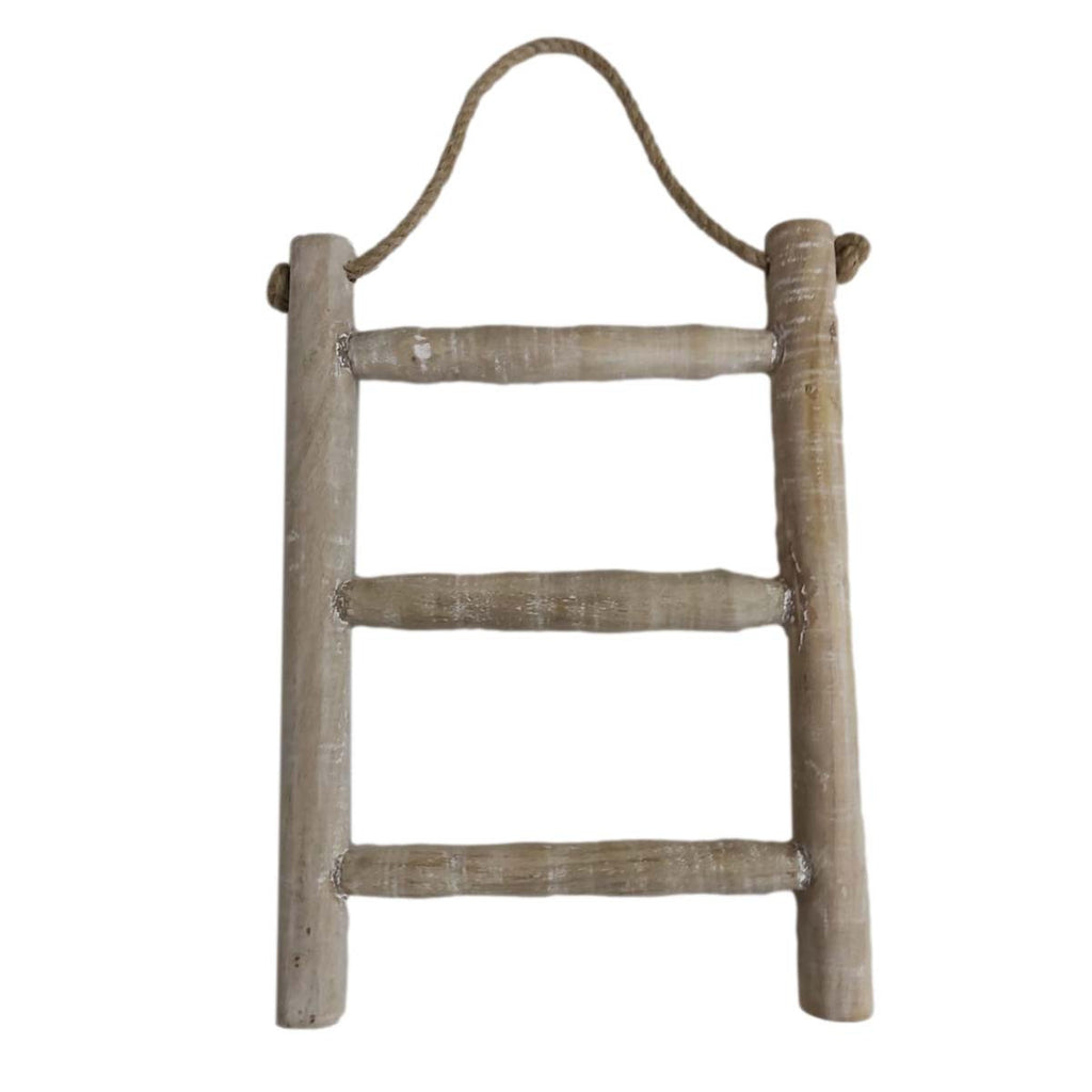 Tea Towel Whitewashed Ladder