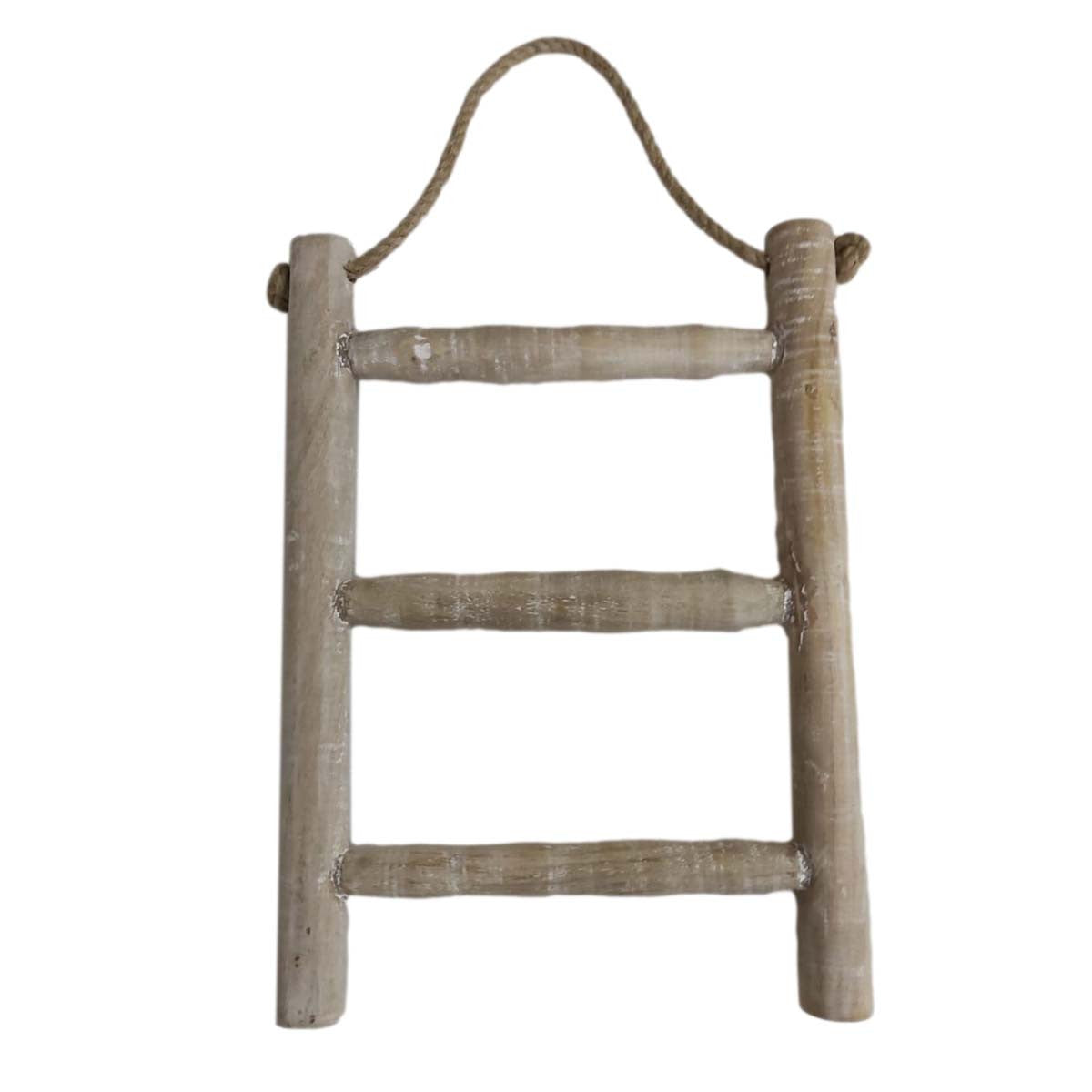 Tea Towel Whitewashed Ladder
