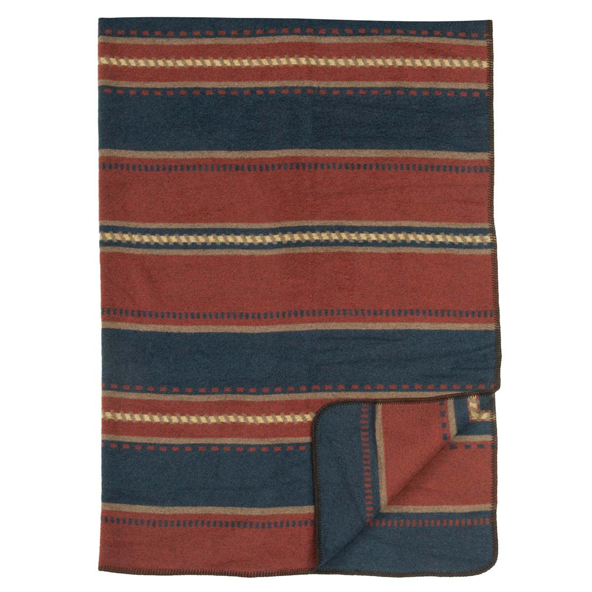 Timber Trails Striped Throw