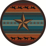 Western Star Desert Rug - 8 Ft. Round