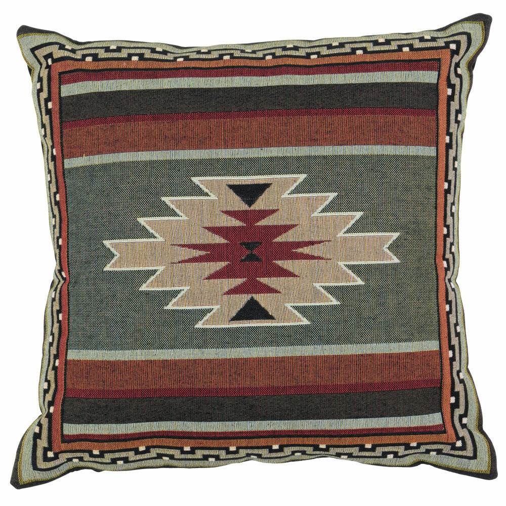 Southwest Sampler Red and Green Pillow Cover