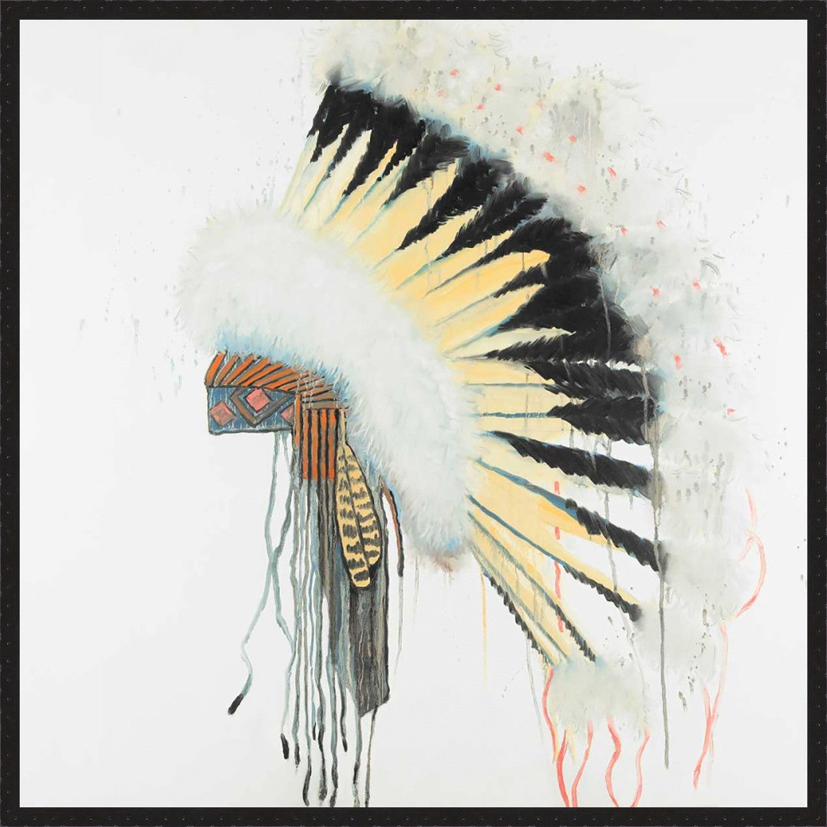 Abstract Headdress I Canvas Art