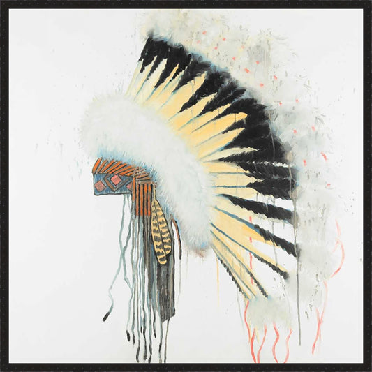 Abstract Headdress I Canvas Art