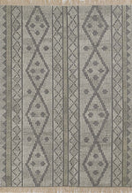 Rustic Rawhide Gray Rug - 5 x 8