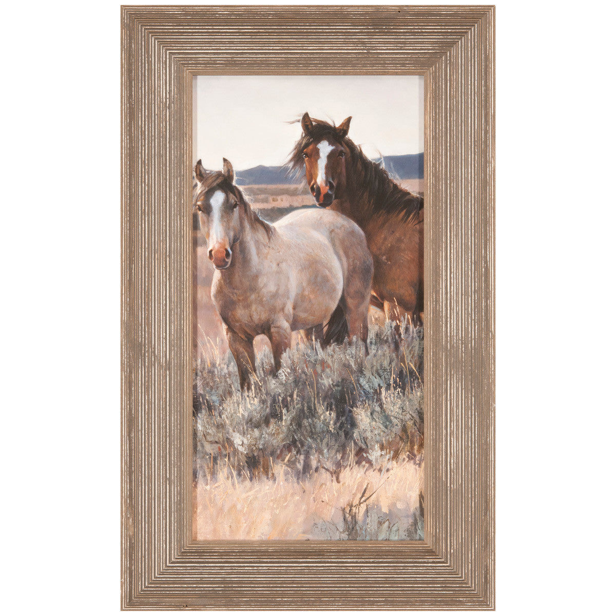 Amazing Grays II Multicolor Framed Canvas