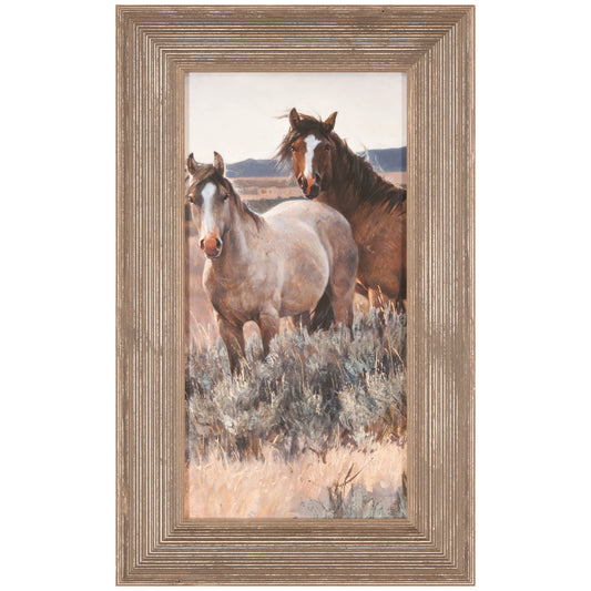 Amazing Grays II Multicolor Framed Canvas
