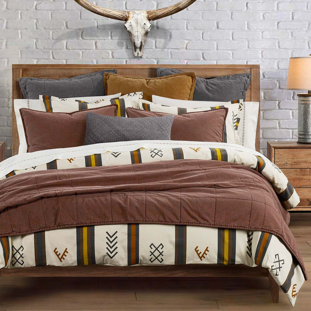 Aztec Stripe Comforter Set - Full