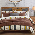 Aztec Stripe Comforter Set - Full