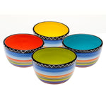 Tequila Sunrise Ice Cream Bowls - Set of 4