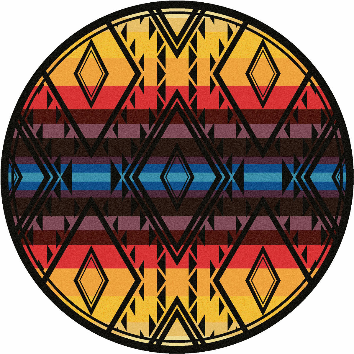 Rainmaker Bright Rug - 8 Ft. Round