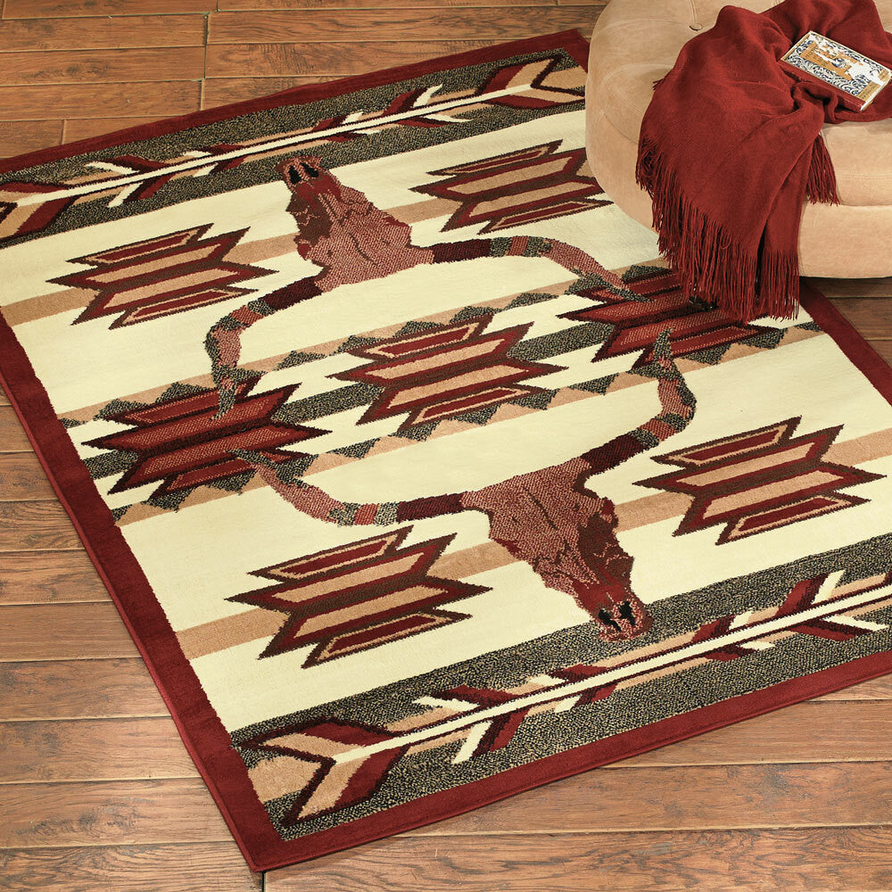 Desert Arrow Longhorn Rug