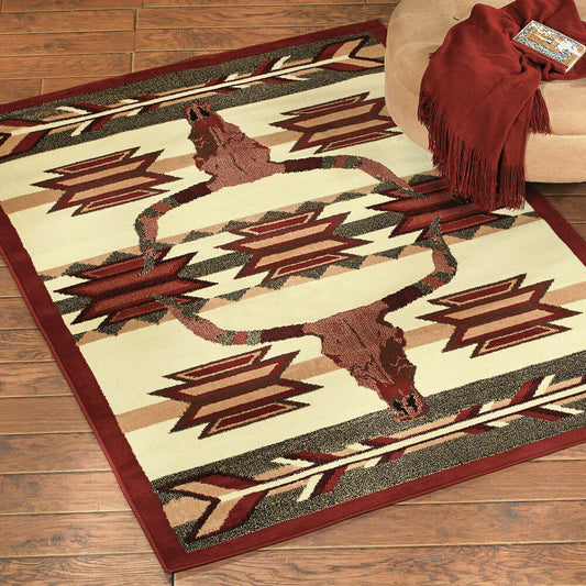 Desert Arrow Longhorn Rug