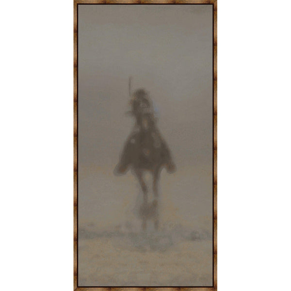 Dust Rider III Framed Canvas